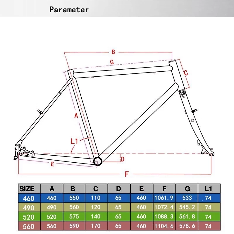 เฟรมจักรยานทัวร์ริ่ง DARKROCK TRAVEL 700 Touring Frameset สำหรับล้อ 700c/27.5" เฟรมคุณภาพ ในราคาย่อมเยาว์ thumbnail 9