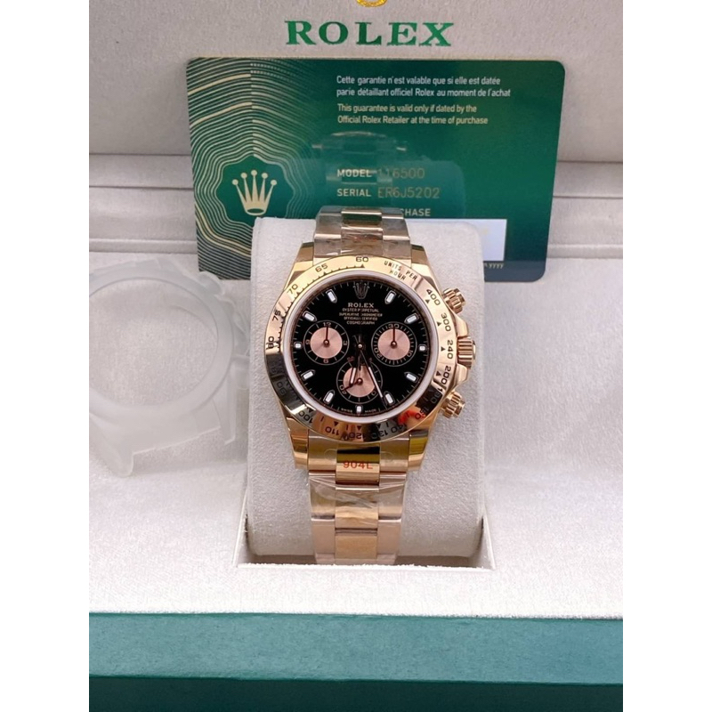 Rolex Daytona โรงงาน: EW factory จับเวลาได้จริง ตรงตามแท้ เครื่อง: ETA Cal 7750