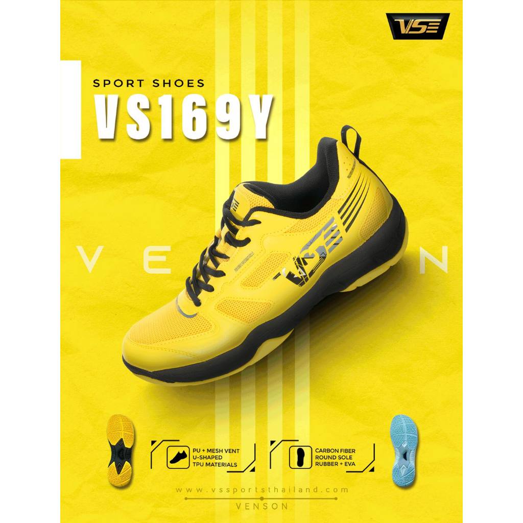 รองเท้าแบดมินตัน รองเท้ากีฬา VS169 Y