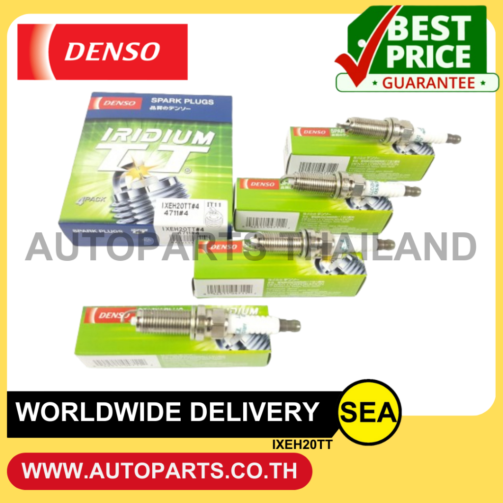 DENSO หัวเทียน 2 เขี้ยว  IXEH20TT (4 หัว / กล่อง )