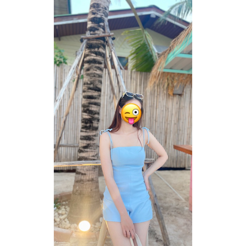 จั๊มสูท Lism สีฟ้าน่ารัก🩵