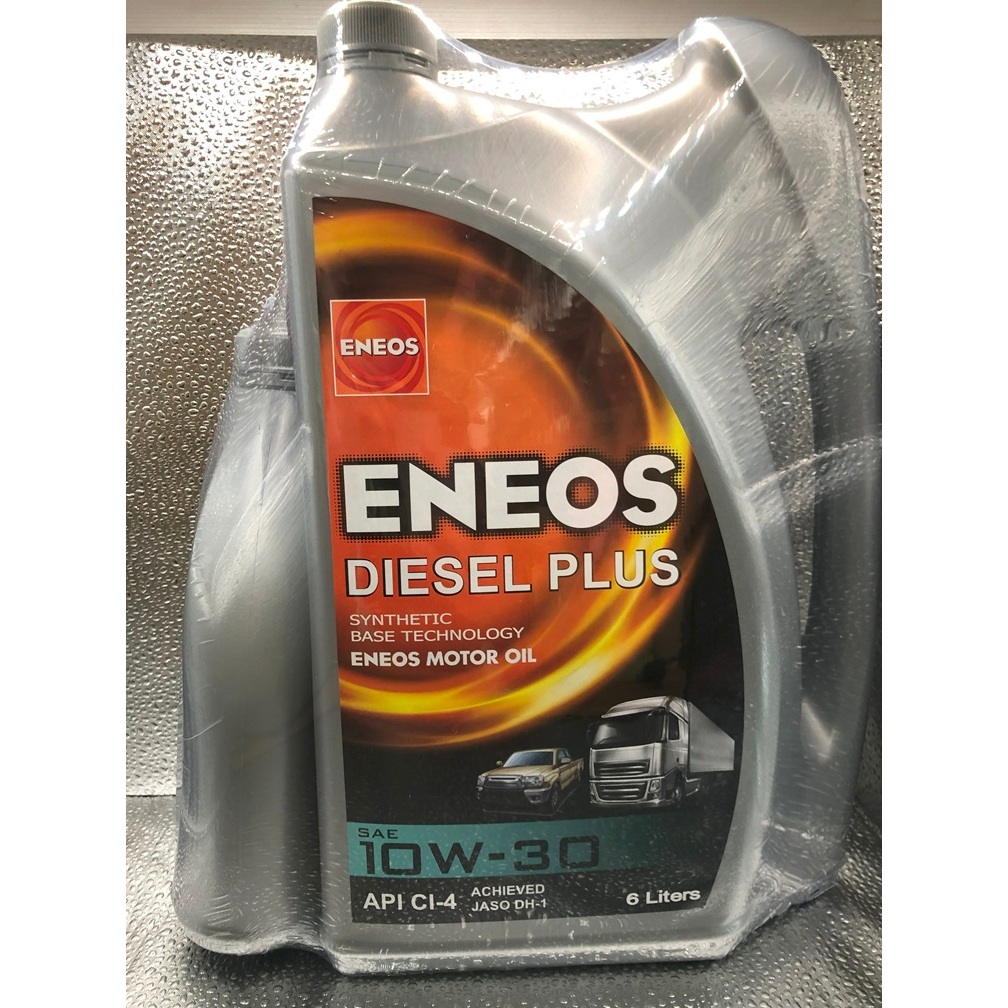 ENEOS Diesel Plus 10W-30 เอเนออส ดีเซล พลัส API CI-4 SAE 10W-30 ขนาด 6+1 ลิตร