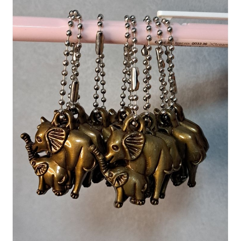 พวงกุณแจช้างแม่ลูกมี3แบบน่ารักของแจกของฝากน่ารักๆ