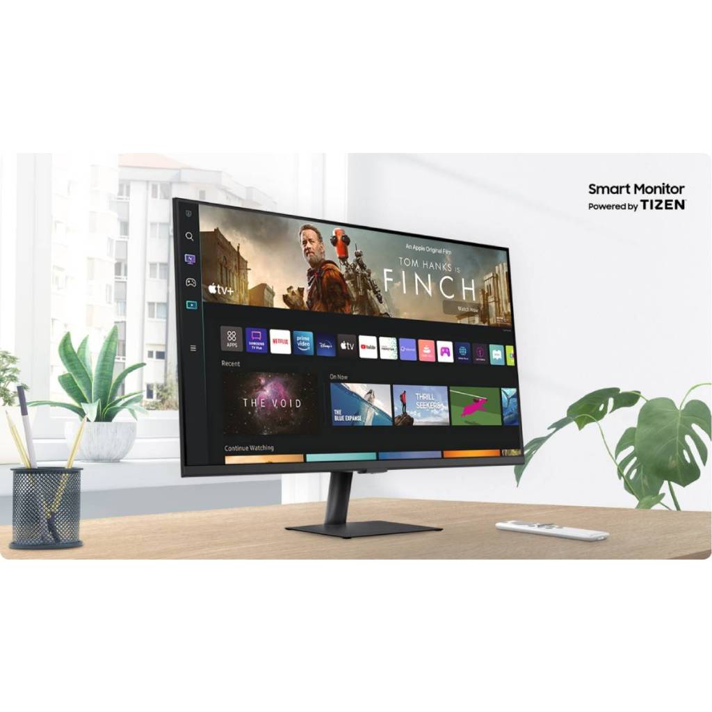 จอมอนิเตอร์ SAMSUNG M7 smart monitor S32BM700UEXXT (VA 4K Smart) ขายขาดทุน ของใหม่แกะเทส แล้วนอนกล่อง ประกันเต็ม