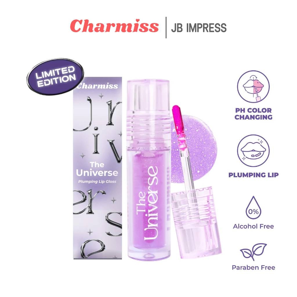 #LimitedEdition! Charmiss The Universe Plumping Lip Gloss-Shining Star กลอสม่วงเปลี่ยนสีได้ ปากฟูเย็นฉ่ำ