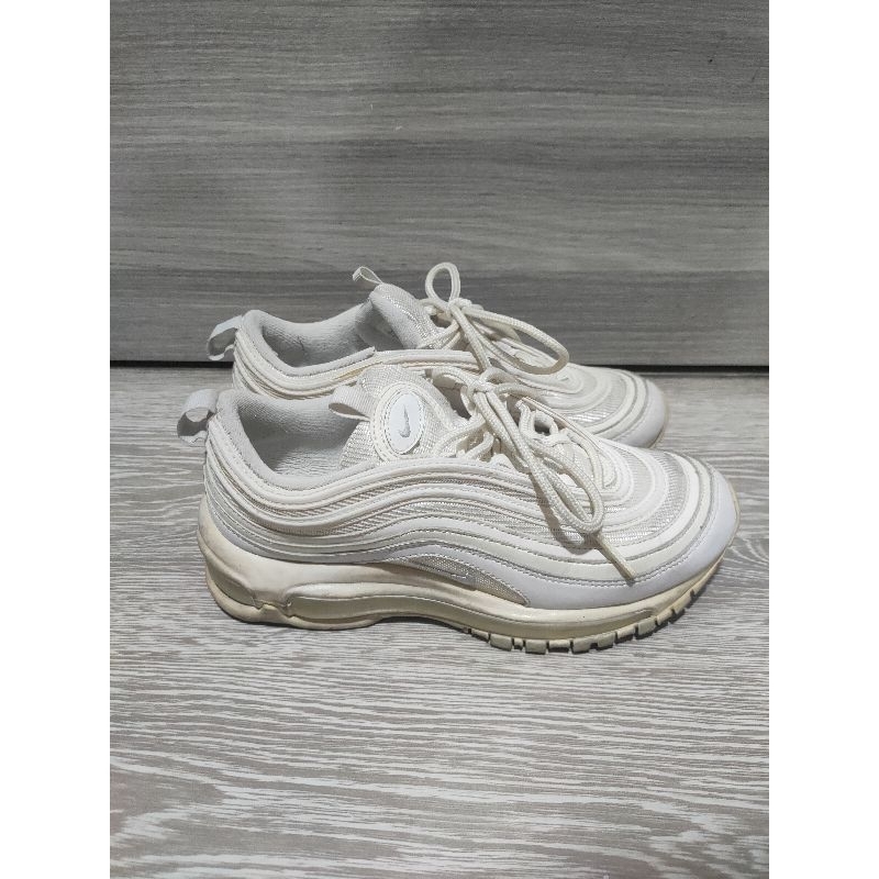 รองเท้า Nike Air Max 97 สีขาว แท้💯 size 6.5