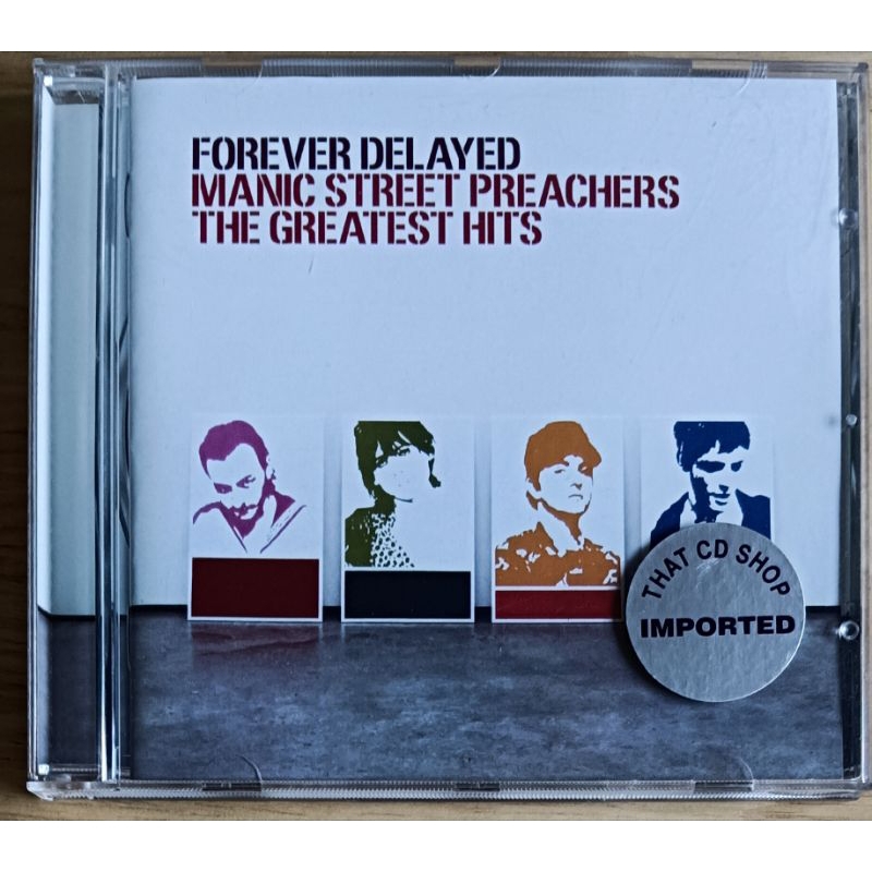 CD Manic Street Preachers 🔻 Forever Delayed🔻รวมฮิตแผ่น Imported