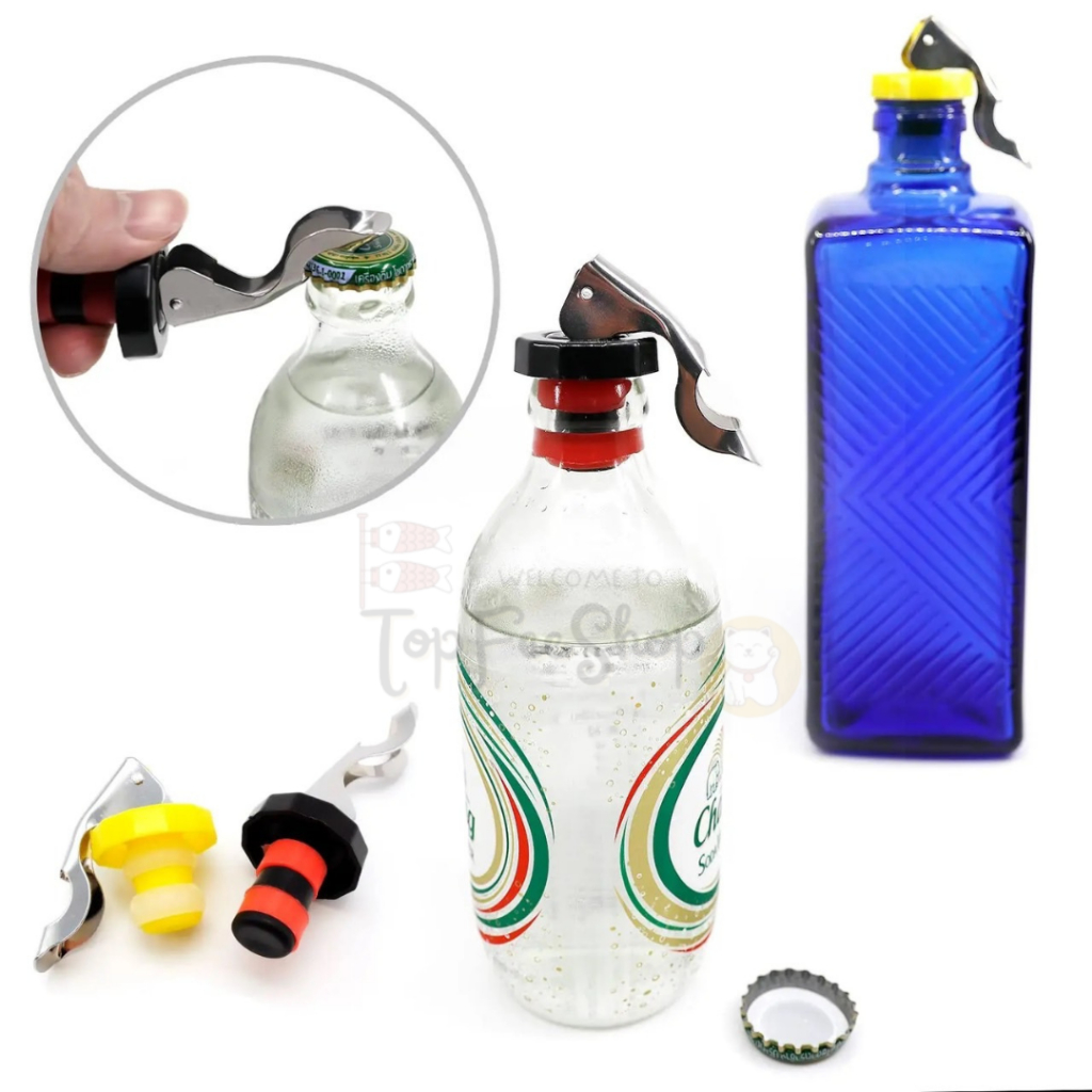 จุกปิดขวดไวน์ แบบสูญญกาศ จุกปิดขวดโซดา เก็บความสดใหม่ยาวนาน