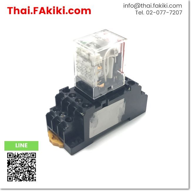 มือสองพร้อมส่ง, (C)Used, MY4N-GS Relay, รีเลย์ สเปค DC24V, OMRON (66-004-695)
