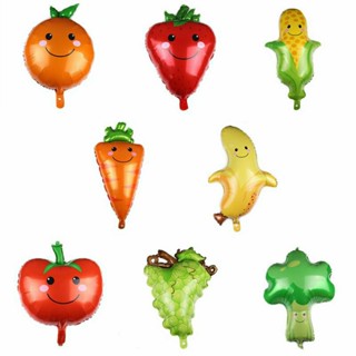 ลูกโป่งผัก ลูกโป่งผลไม้ ส้ม กล้วย สตรอเบอร์รี่ มะเขือเทศ บล็…