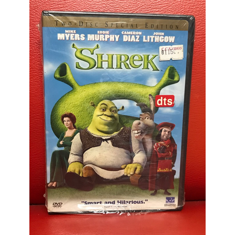 DVD,ดีวีดีการ์ตูนกล่อง SHREK แผ่นแท้ มาสเตอร์ มือ 1