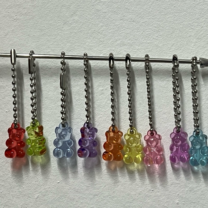 พวงกุญแจหมีแบร์ เจลลี่แบร์ หมีเยลลี่ หลากหลายสี ขั้นต่ำ 5 ชิ้น ของแถมจีบลูกค้า(มีของพร้อมส่ง) ของชำร่วย ของฝาก