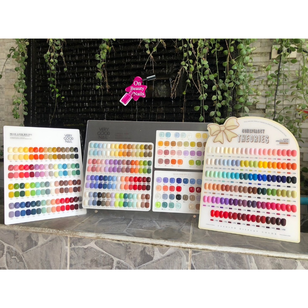 ชาร์ตโชว์สีเล็บ โชว์สีเจลทาเล็บ Very good nail