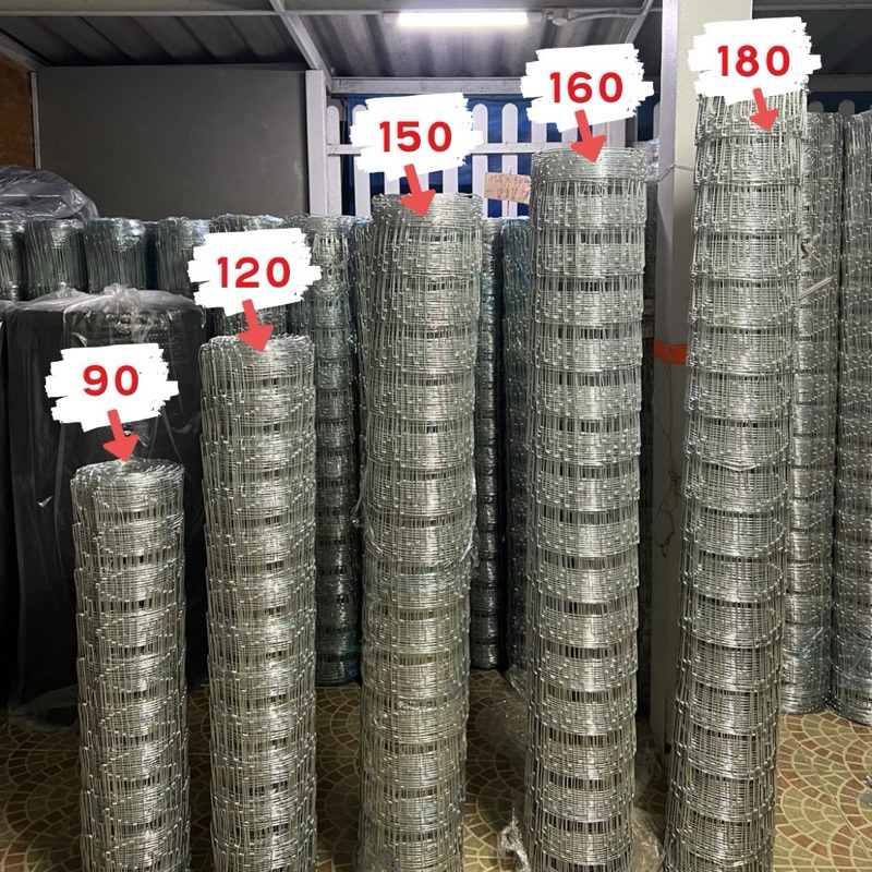 จัดส่งฟรี รั้วตาข่ายถักปมแรงดึง ช่อง 10x10 ลวดใหญ่ 2.5. 30 เมตร