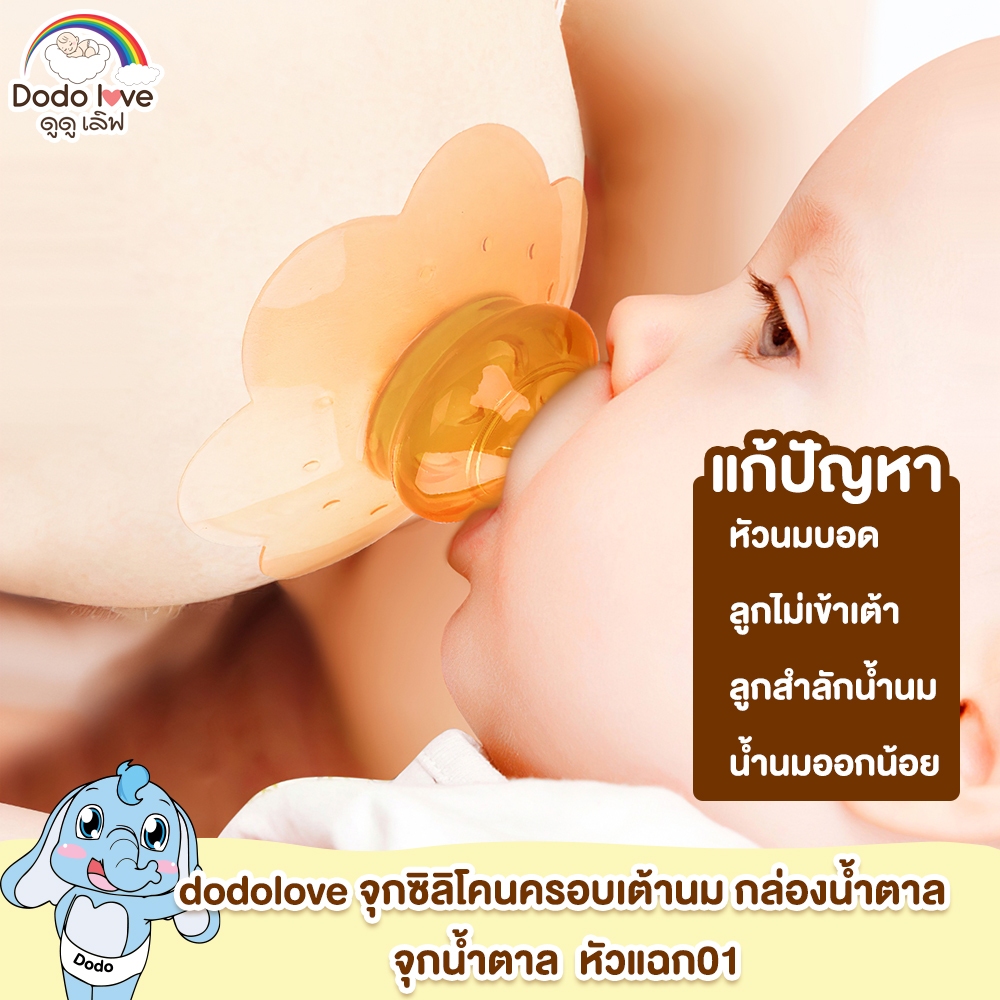 MommyKids จุกครอบเต้า เนื้อซิลิโคน Food Grade ครอบหัวนมสำหรับคุณแม่ กันหัวนมแตก หัวนมบอด หัวนมสั้น