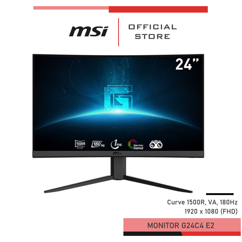 [Pre-Order] MSI G24C4 E2 Monitor จอคอมพิวเตอร์