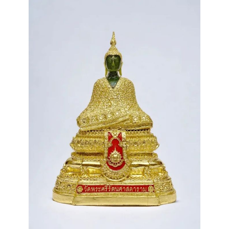 พระแก้วมรกต แท้ ฤดูหนาว สำนักพระราชวัง จัดสร้าง วัดพระศรีรัตนศาสดาราม ปี2542 หน้าตัก5นิ้ว