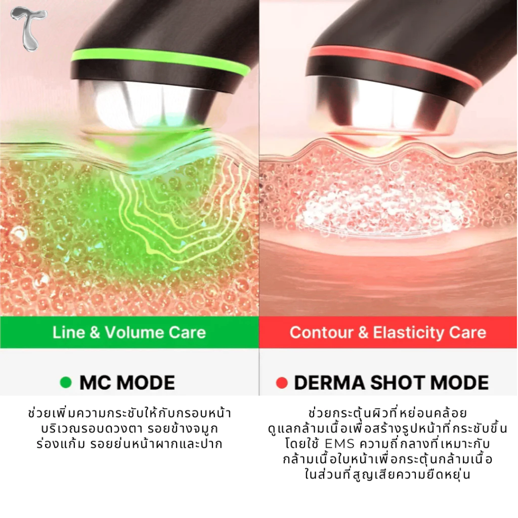 Medicube AGE-R Booster Pro 6-in-1เครื่องนวดหน้า ยกกระชับ skin care boost ผลักสกินแคร์ thumbnail 5
