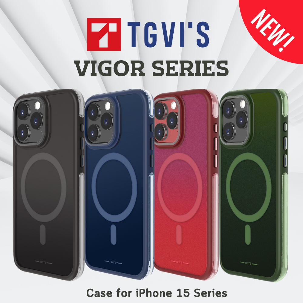 TGVI'S Vigor Series airbag Case เคสกันกระแทก สำหรับ iPhone 15 Series (15 Pro / 15 Promax )