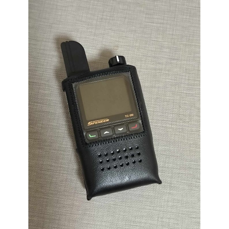 ซอง​หนัง​วิทยุ​สื่อสาร​ รุ่น​ Spender​ tc​5M​ หนัง​แท้​