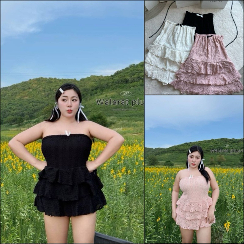 (Shopee video มีส่วนลด)ชุดเดรสน้องขนมชั้นแต่งโบว์ จัดโปรสุดคุ้มเปิดร้าน