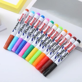 (พร้อมส่ง) ปากกามาร์กเกอร์ ของเล่นวาดรูป วาดภาพระบายสีน้ํา 8/12 สี ลอยน้ําได้ เมจิก หลากสี Jane Montessori