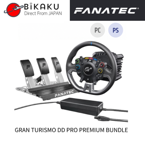 🇯🇵【Direct from Japan】Fanatec(ฟานาเทค) GRAN TURISMO DD PRO PREMIUM BUNDLE PC/PS Racing Games Accessories