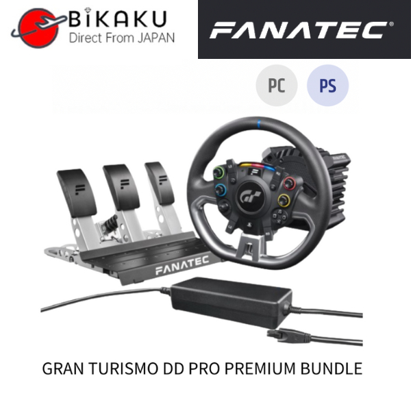 🇯🇵【Direct from Japan】Fanatec(ฟานาเทค) GRAN TURISMO DD PRO PREMIUM BUNDLE PC/PS Racing Games Accessor