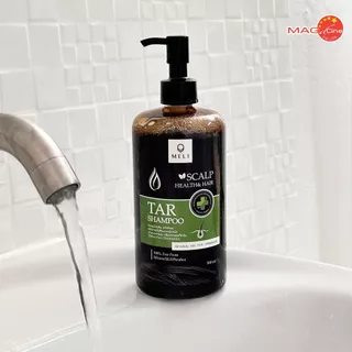 แชมพูขจัดรังแค MELI TAR SHAMPOO แชมพู ลดรังแค ชันนะตุ สะเก็ดเงิน 500ML สามารถใช้อาบน้ำได้
