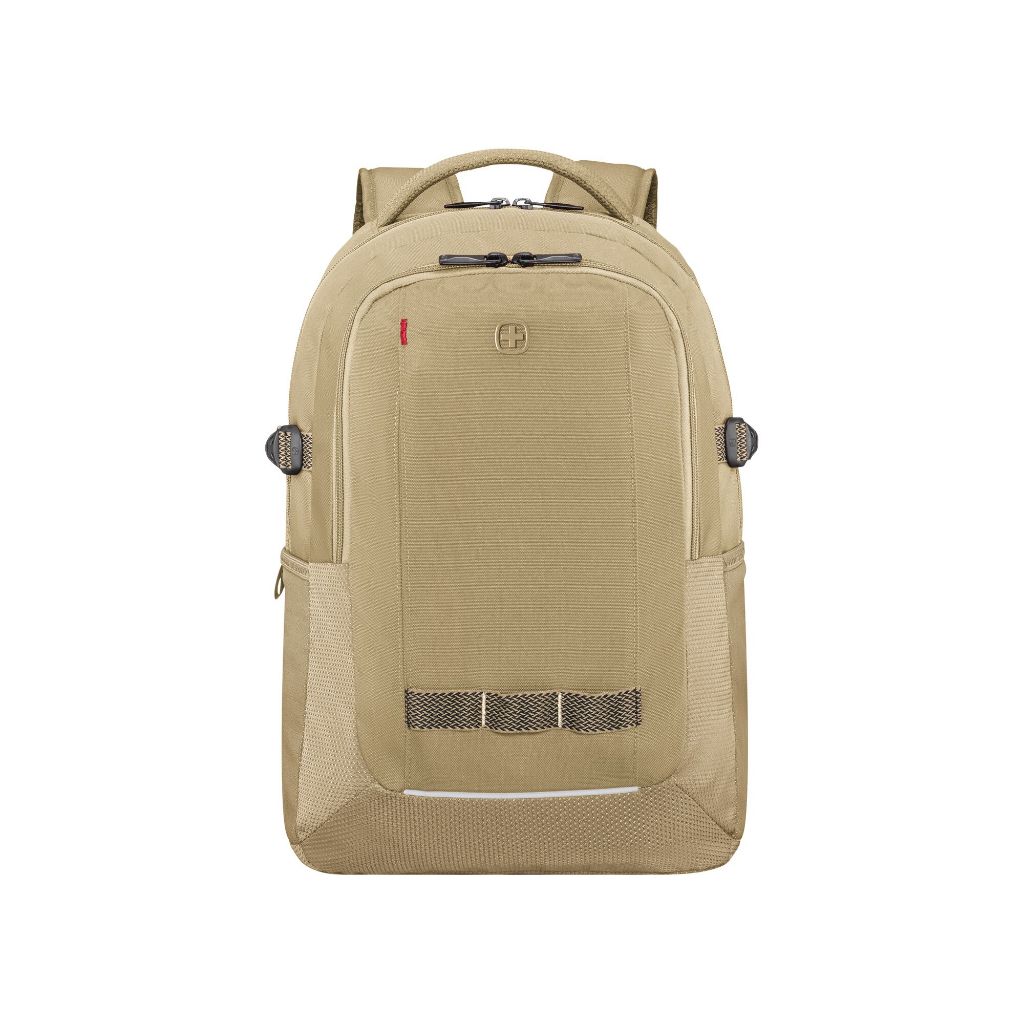 Wenger Next24 Ryde Backpack Beige 16'' Laptop Backpack with Tablet Pocket (653185) เป้สะพายหลัง กระเป๋าโน๊ตบุ๊ค 16"