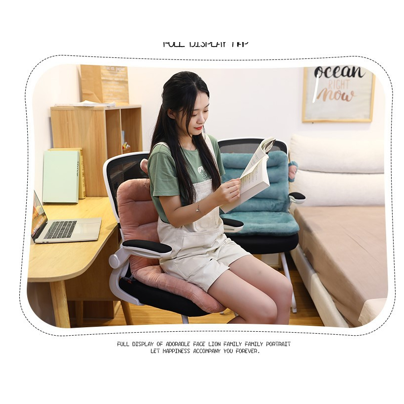 เบาะนั่ง เบาะรองเก้าอี้ รองหลัง รองนั่ง ใช้เป็นเบาะรองนั่ง เบาะอิง หรือหมอน เบาะรองนั่งเก้าอี้ - รูปที่ 2