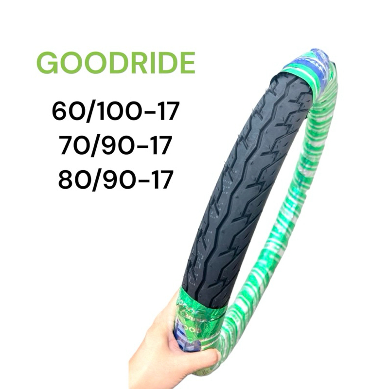 ซื้อ ยางนอก Goodride H780 ลายทีสเปค 60/100-17, 70/90-17, 80/90-17 ใช้ยางใน ยางไทย คุณภาพดี