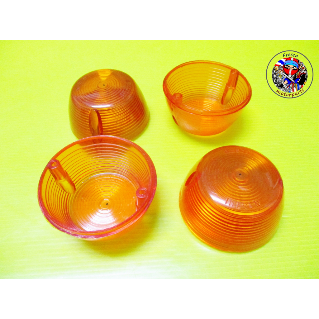 ฝาครอบไฟเลี้ยว YAMAHA RS100 YG5 YF5 FS1 YL2 LT3 LB50 LB80 Turn Signal Lens Set
