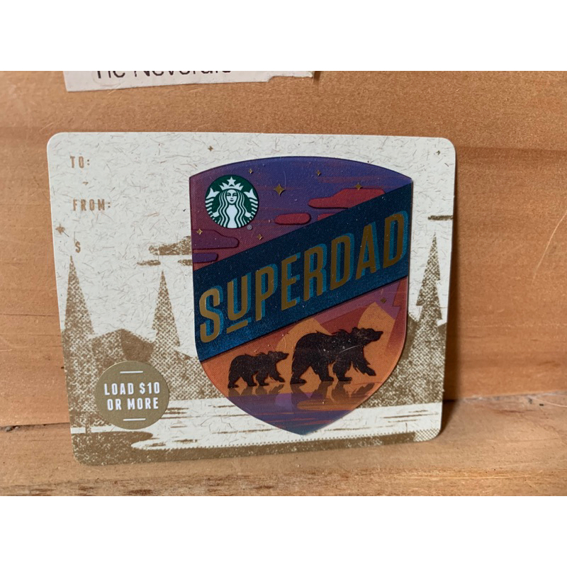 Starbucks card USA Super dad