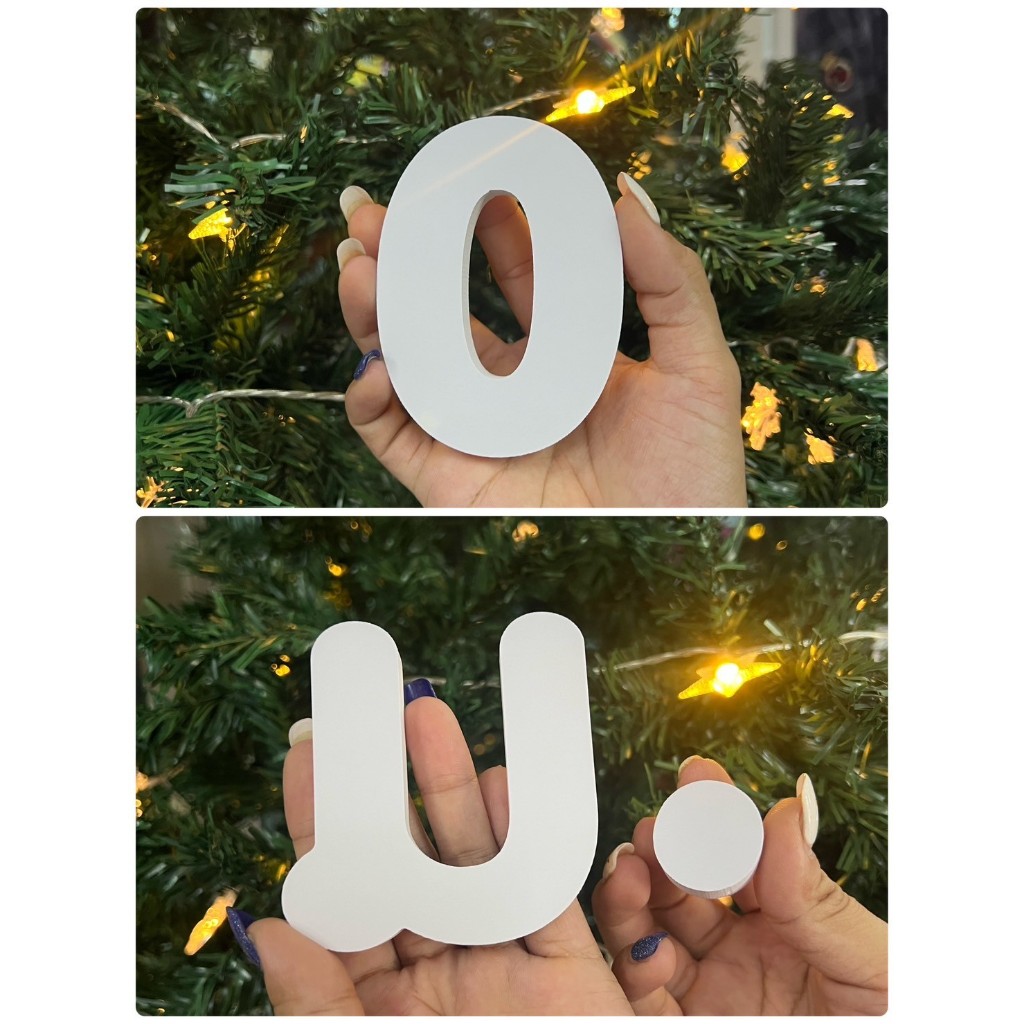 ตัวอักษรพลาสวูดหนา10 มิล ตัวเลขบ้านเลขที่ เลขที่ห้อง เบอร์โทร หอพัก อาคาร โรงแรม งานDIY ทนแดดทนฝน - รูปที่ 3