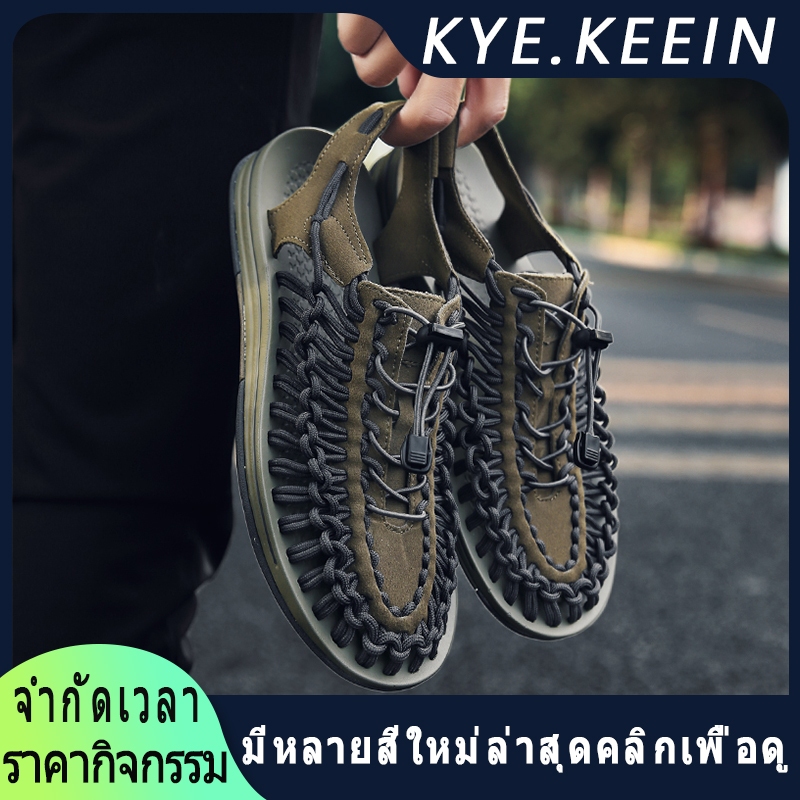 🚚พร้อมส่งจากไทย 🔥 รองเท้าแตะผู้ชายรองเท้าชายหาดฤดูร้อนรองเท้าเดินป่านุ่ม