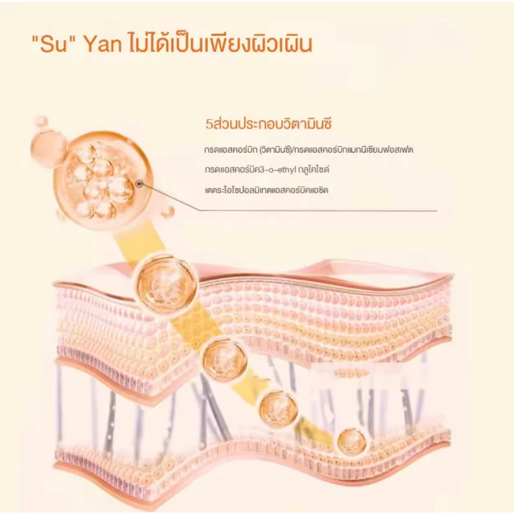 ครีมห้าตัววิตามินซีสำหรับคนขี้เกียจครีมหน้าใสชุ่มชื้นลึกคอนซีลเลอร์แยกให้ความชุ่มชื่นลดรอยหมองคล้ำ30กรัม thumbnail 8
