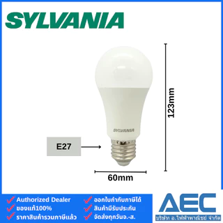 SYLVANIA หลอดไฟLED BULB รุ่นToLEDo Basic Plus 13W A60 E27