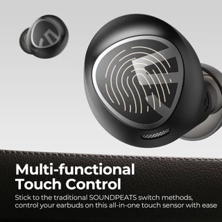 [ประกันศูนย์ไทย] SoundPEATS Free2 Classic Black Bluetooth 5.1 หูฟัง หูฟังบลูทูธ หูฟังไร้สาย กันน้ำมาตรฐาน IPX5