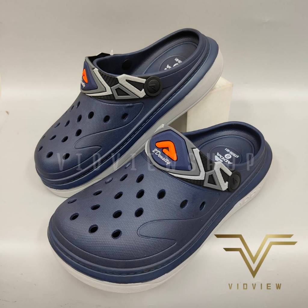 VIDVIEW !!ลดสนั่น!! แนะนำลด 1 ไซส์ รองเท้าหัวโตชาย Adda 5TD38 เบอร์ 40-44 แบบสวม 2density ของแท้!!
