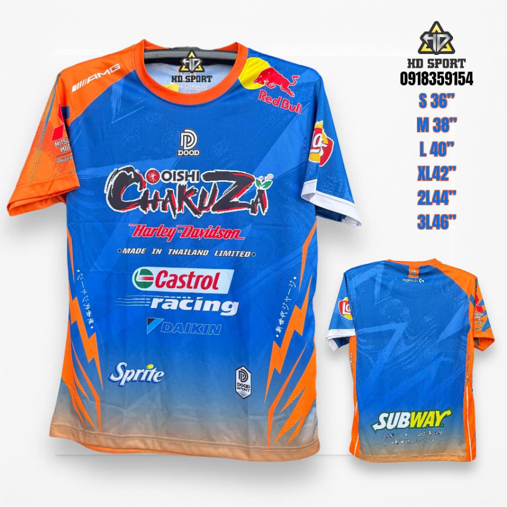 เสื้อ DD-02 โออิชิ ผ้าไมโคร เกรดพรี่เมี่ยม พิมพ์ลายทั้งตัว เนื้อผ้านุ่มลื่นสวมใส่สบาย ระบายความร้อนดี ซักเครื่องได้