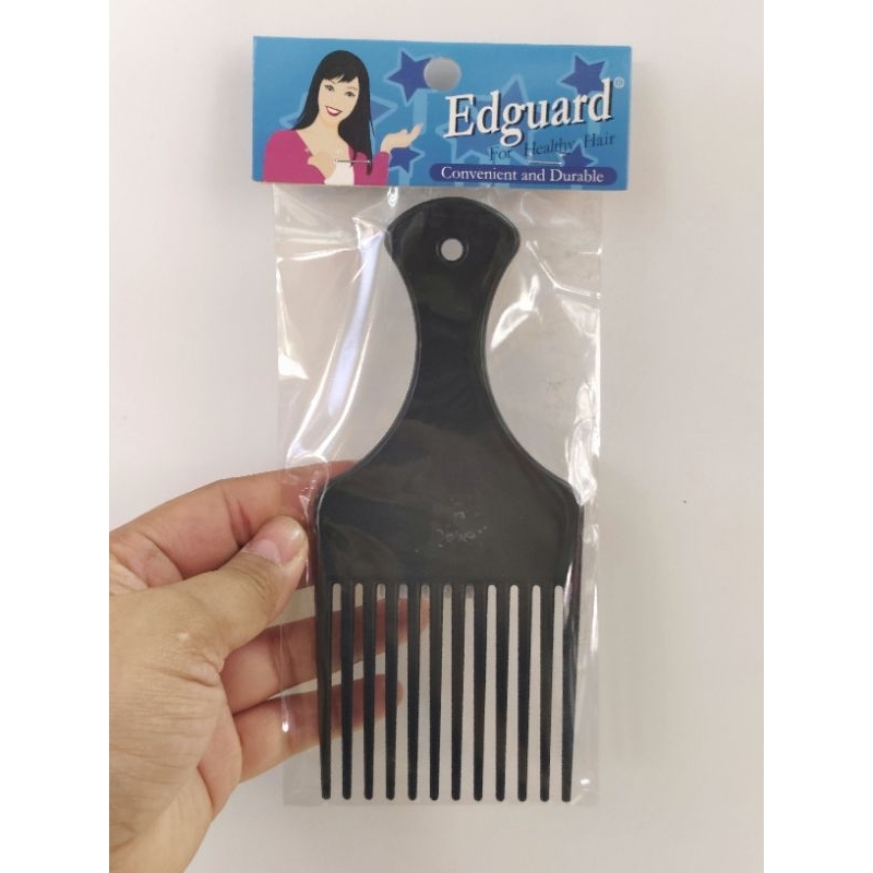 Edguard หวีส้อมใหญ่(สีดำ)