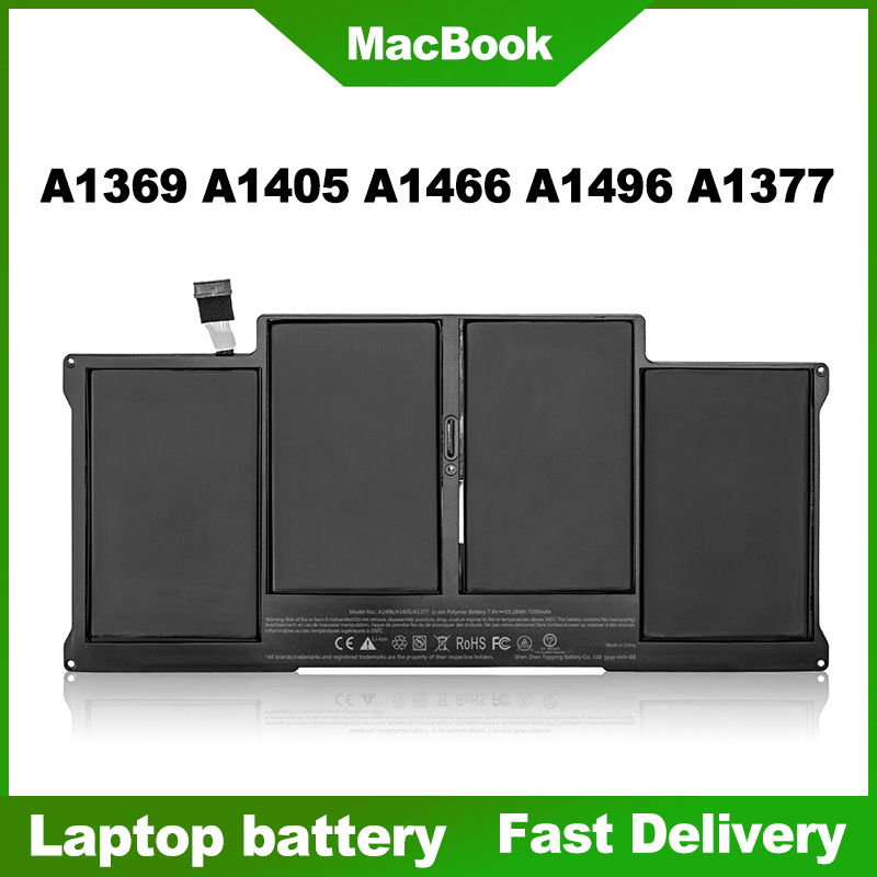 Laptop Battery For MacBook Air 13 A1466 A1369 A1405 A1377 A1496(2010 - 2017)