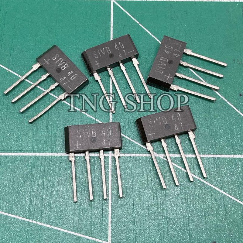 (แพ็ค3ชิ้น) SIVB 40 SIVB40 S1VB40 วงจรเรียงกระแสไดโอด แปลงไฟAC เป็นDC กระแส 1A 400V