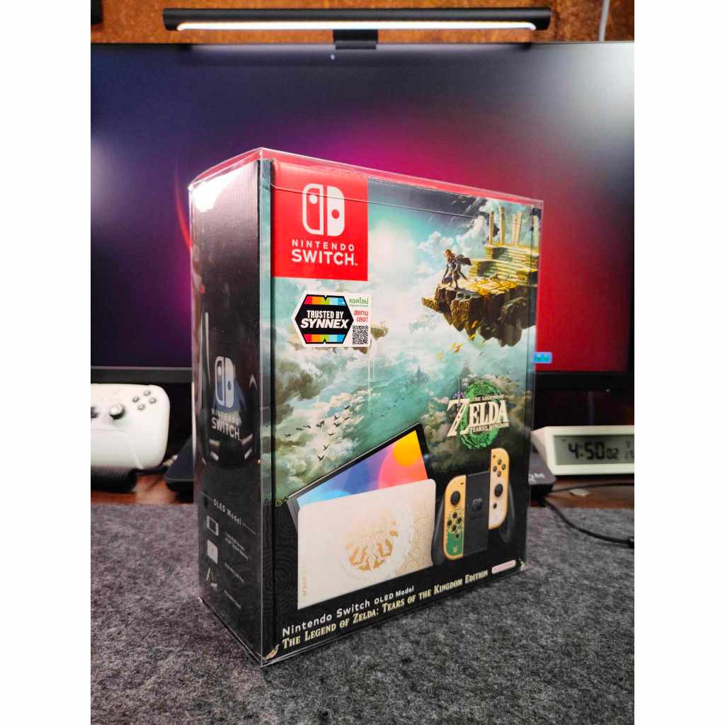 เคสพลาสติกสำหรับเก็บกล่อง nintendo switch oled