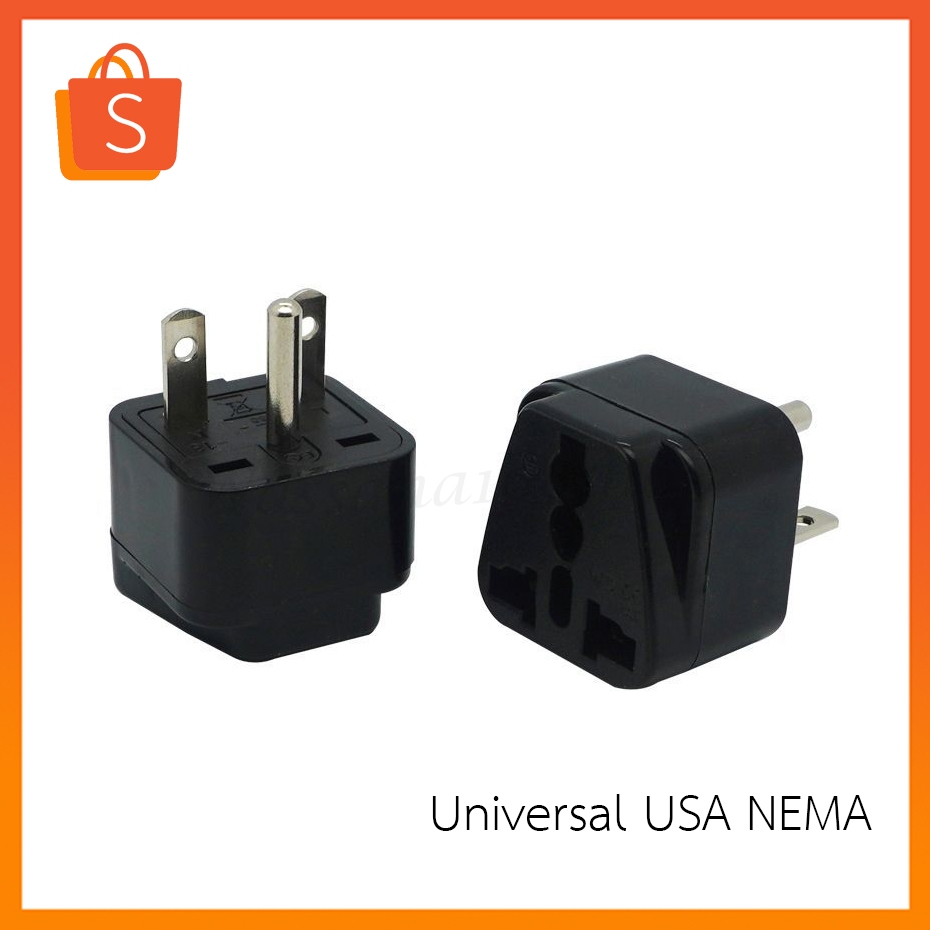 Universal USA NEMA 5-15R ถึง NEMA 6-15P ปลั๊กอะแดปเตอร์ 250V 15A