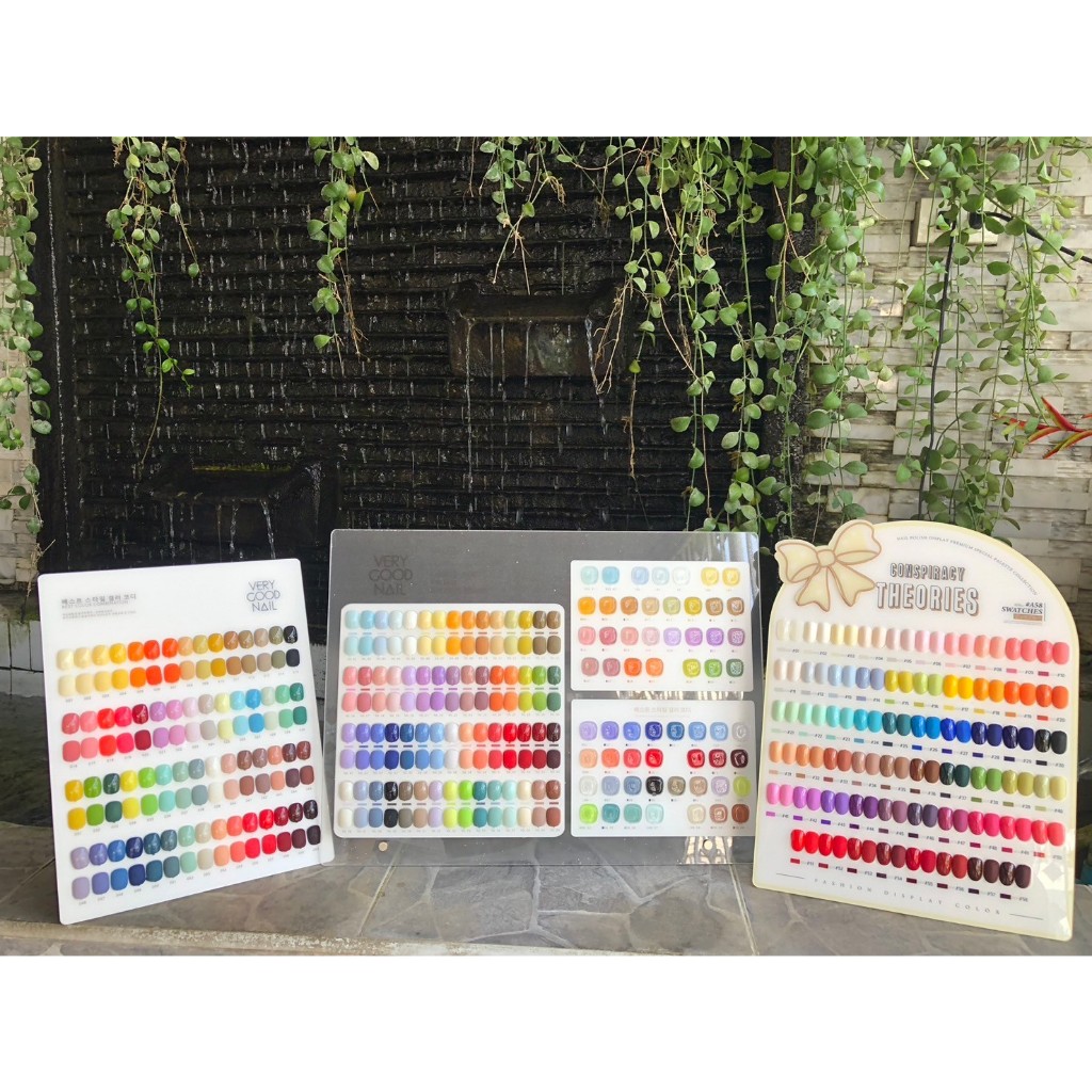 ชาร์ตโชว์สีเล็บ โชว์สีเจลทาเล็บ Very good nail พร้อมส่ง