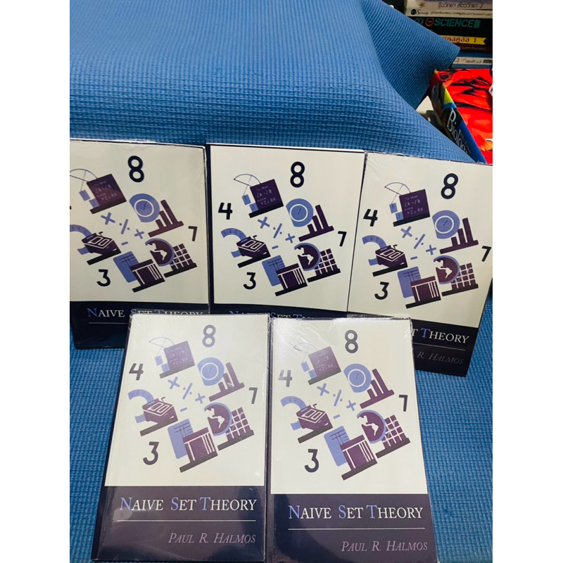 Naive set theory Paul R Halmos💥ไม่มีเขียน