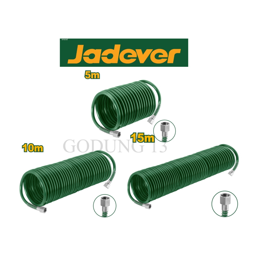 Jadever สายลมสปริงคอปเปอร์ ขนิดขด ยาว 5เมตร / 10เมตร / 15เมตร