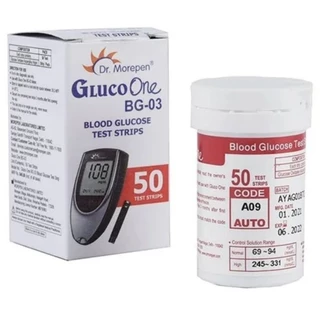 เข็มเจาะเลือดตรวจน้ำตาล Lancets แถบตรวจน้ำตาล แผ่นตรวจน้ำตาล blood glucose test strips GlucoOne กลูโควัน รุ่น BG-03